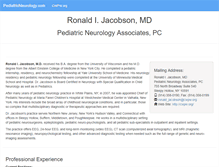 Tablet Screenshot of pediatricneurology.com